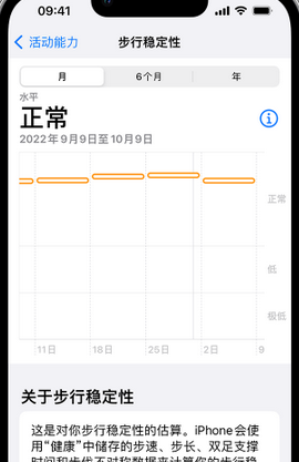 双台子iPhone手机维修如何在iPhone开启'步行稳定性通知'