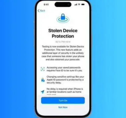双台子苹果授权维修店分享被盗设备保护功能开启方法 