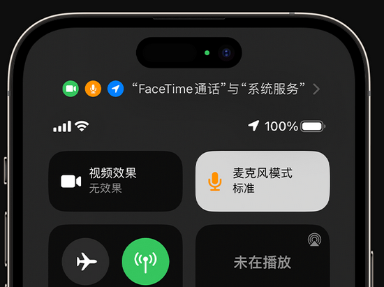 双台子苹果授权维修网点分享iPhone在通话时让你的声音更清晰 