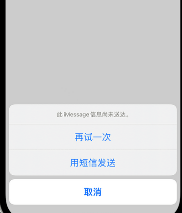 双台子apple维修iPhone上无法正常发送iMessage信息