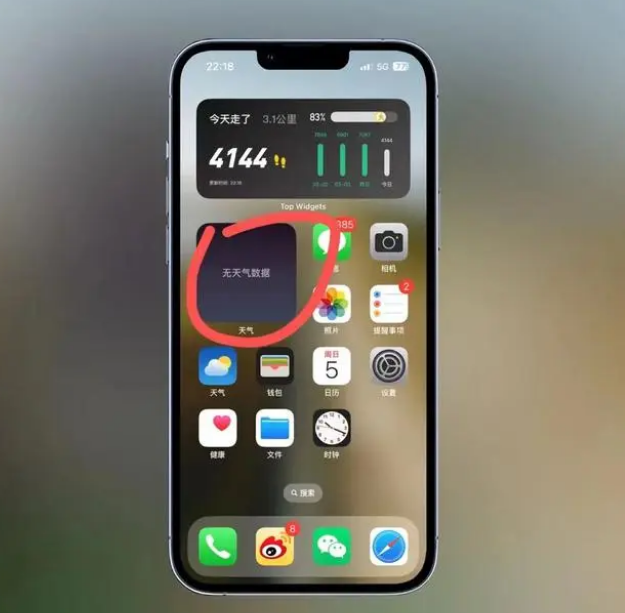 双台子苹果手机维修分享:iOS16主屏幕天气小组件无法正常工作怎么办？ 