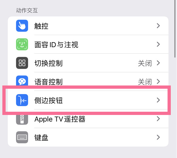 双台子苹果14维修店分享iPhone14 Plus侧键双击下载功能关闭方法 