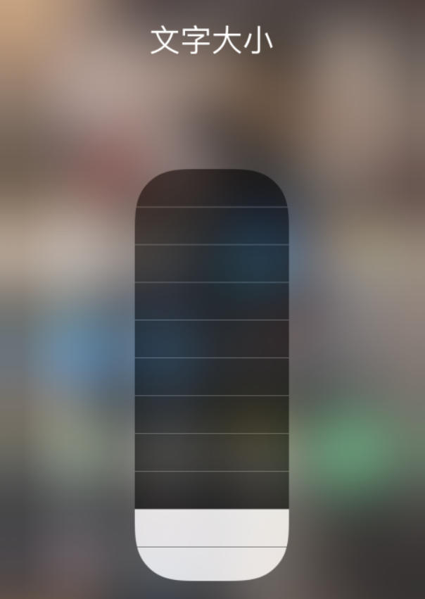 双台子苹果手机维修分享小技巧：在 iPhone 控制中心快速调节字体大小 